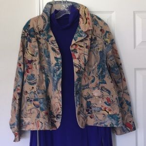 Chico’s Jacket with Long Sleeve Turtleneck.